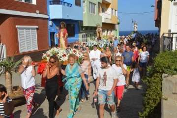 Procesión marítimo-terrestre de Melenara 2018 (Foto TA)